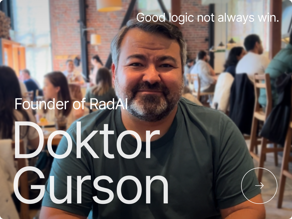 Founder of RadAI Doktor Gurson